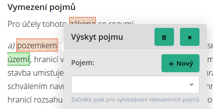 Vytvoření nového pojmu na základě návrhu výskytu neexistujícího pojmu